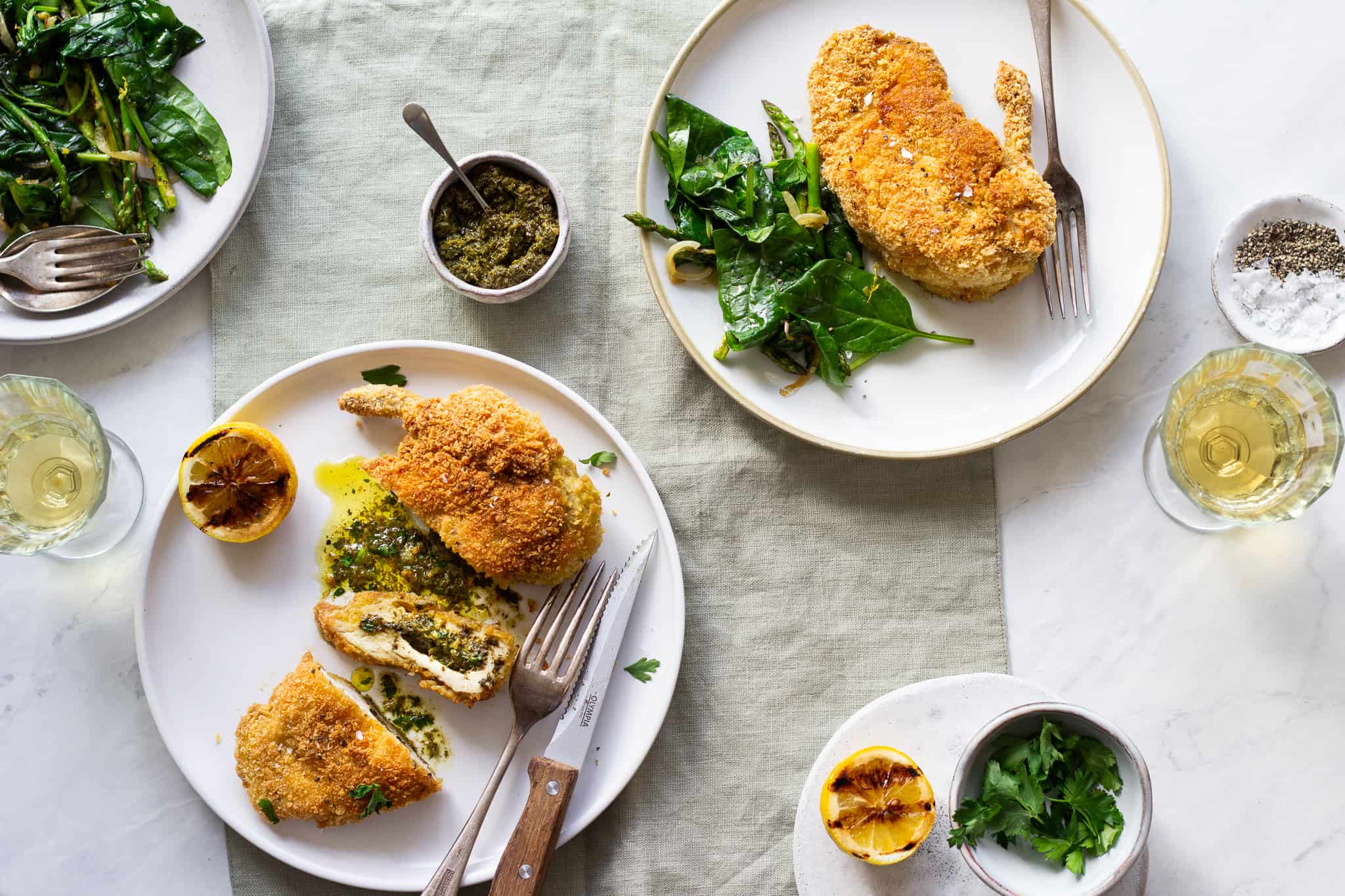Zhoug Chicken Kiev