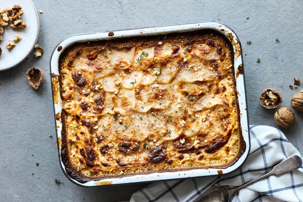 Gratin Dauphinois with Walnuts