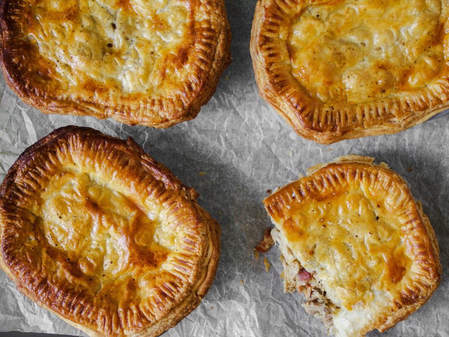 Guinea Fowl & Mushroom Pies