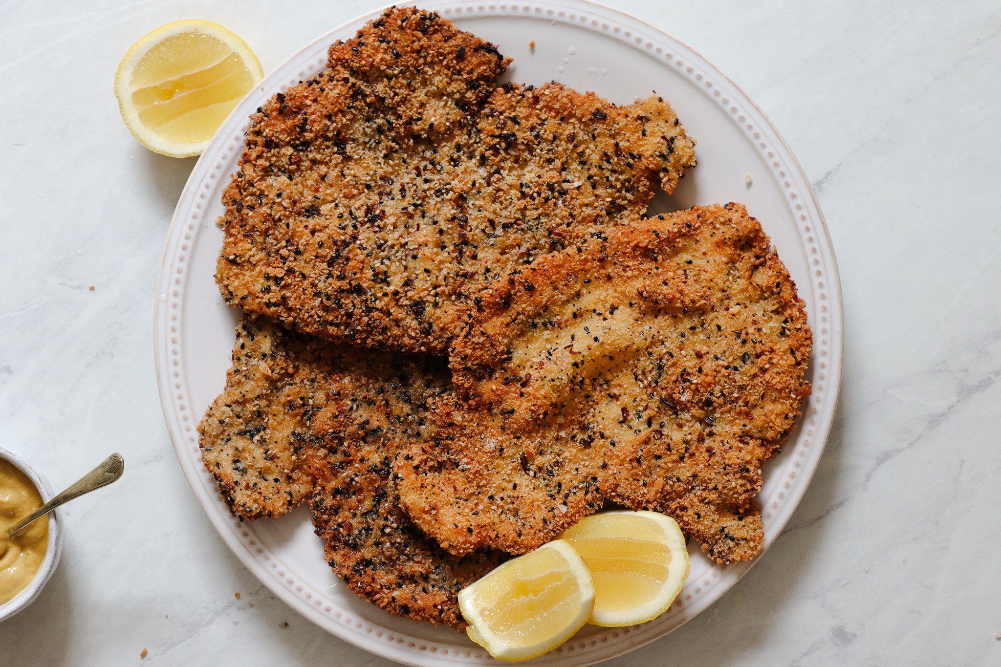 Everything Bagel Chicken Schnitzel