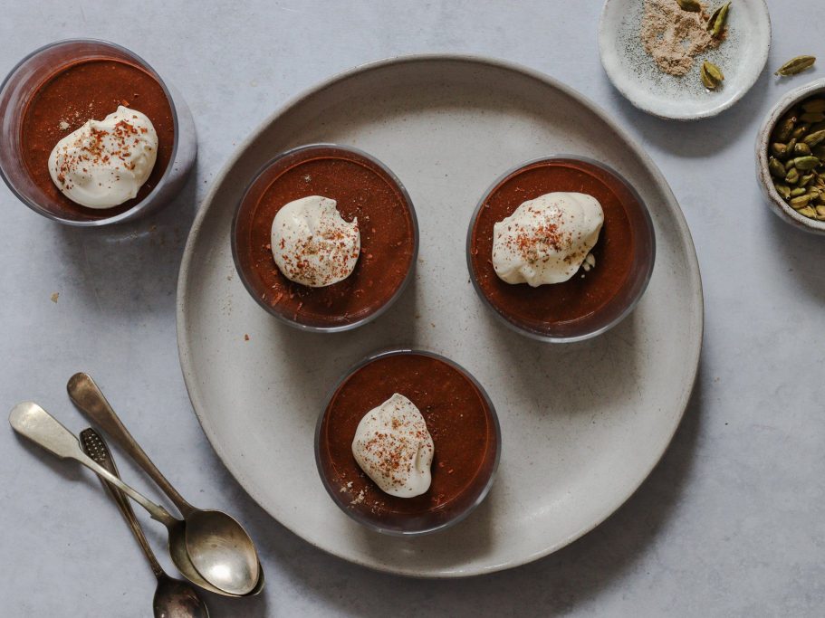 Cardamom Chocolate Mousse